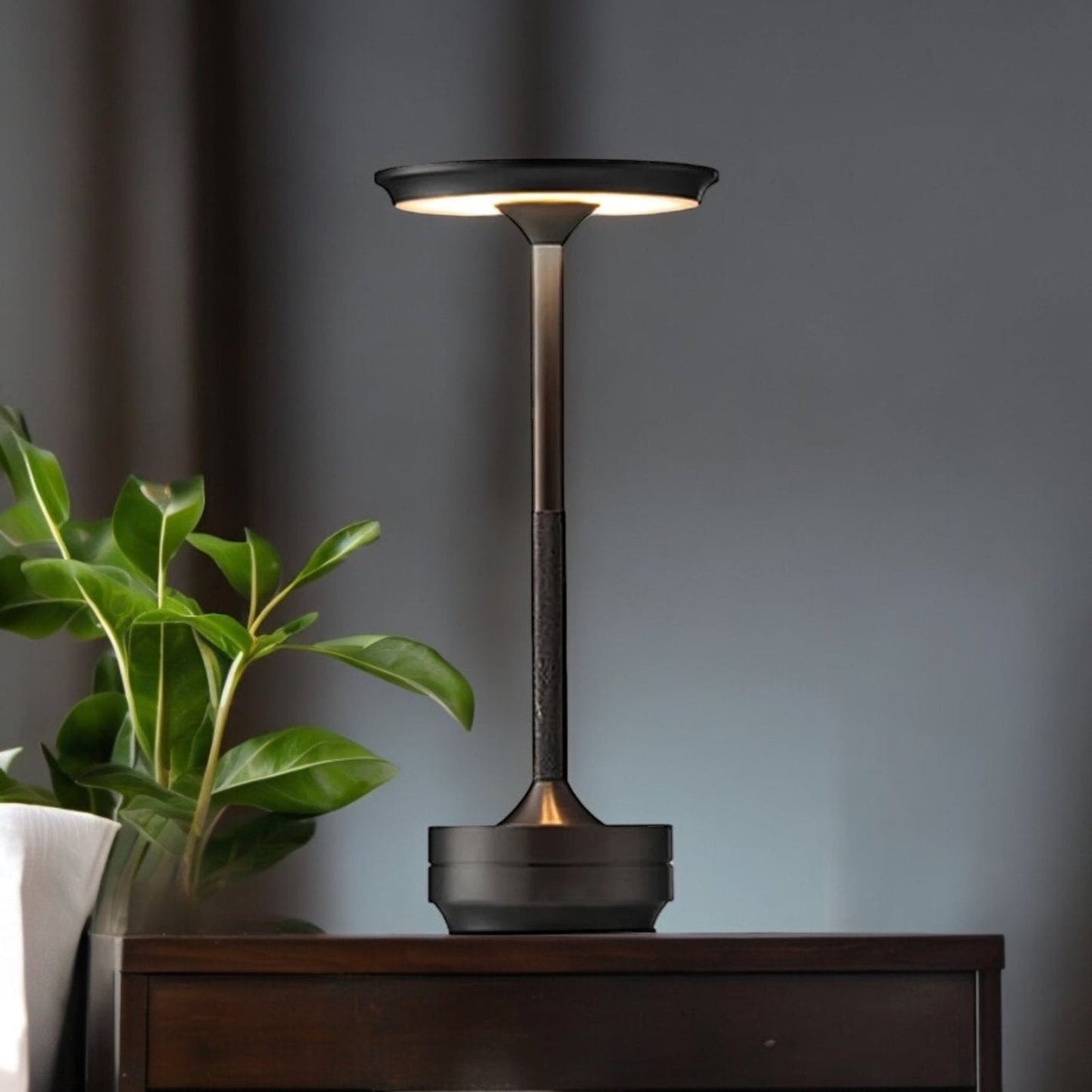 Aspen LED Rechargeable Table Lamp - front view