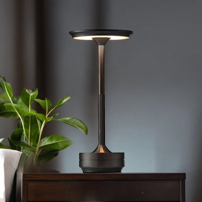 Aspen LED Rechargeable Table Lamp - front view