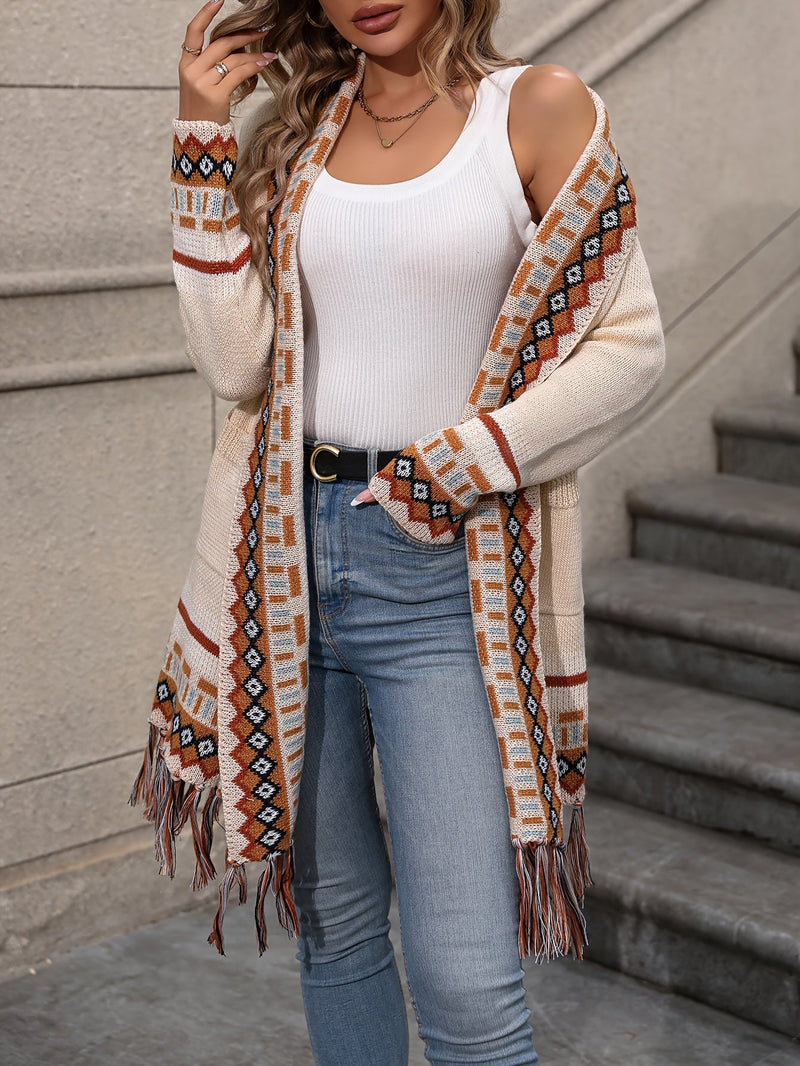 Liana Women's Cardigan - fabric and finish detail