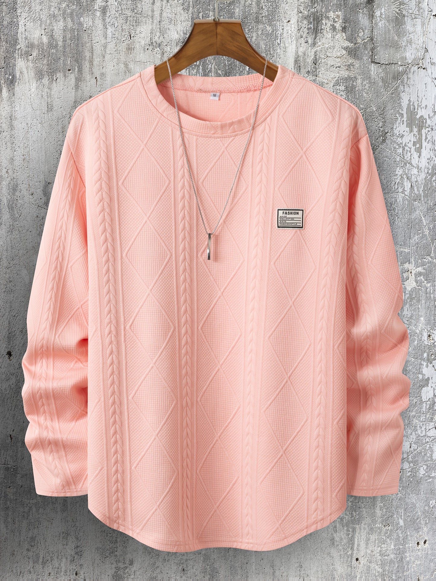 Ava Women's Cable Knit Knit Crewneck - front view