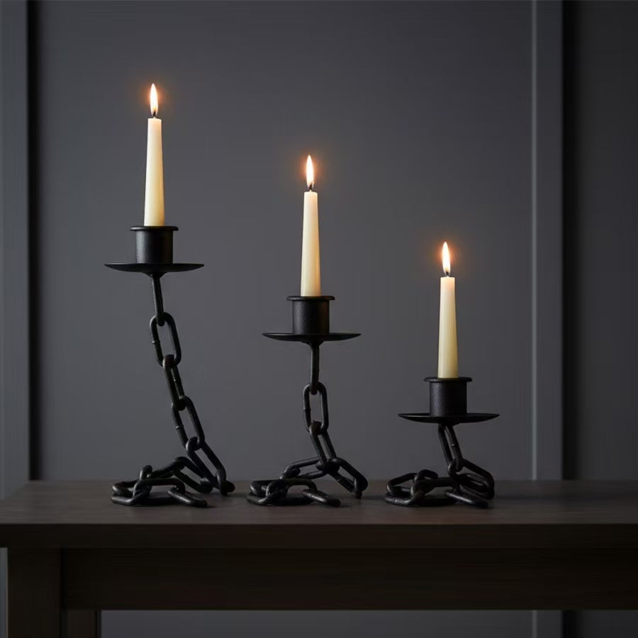 Quarry LED Candle Holder - front view