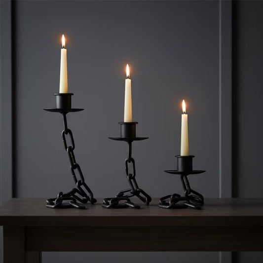 Quarry LED Candle Holder - front view