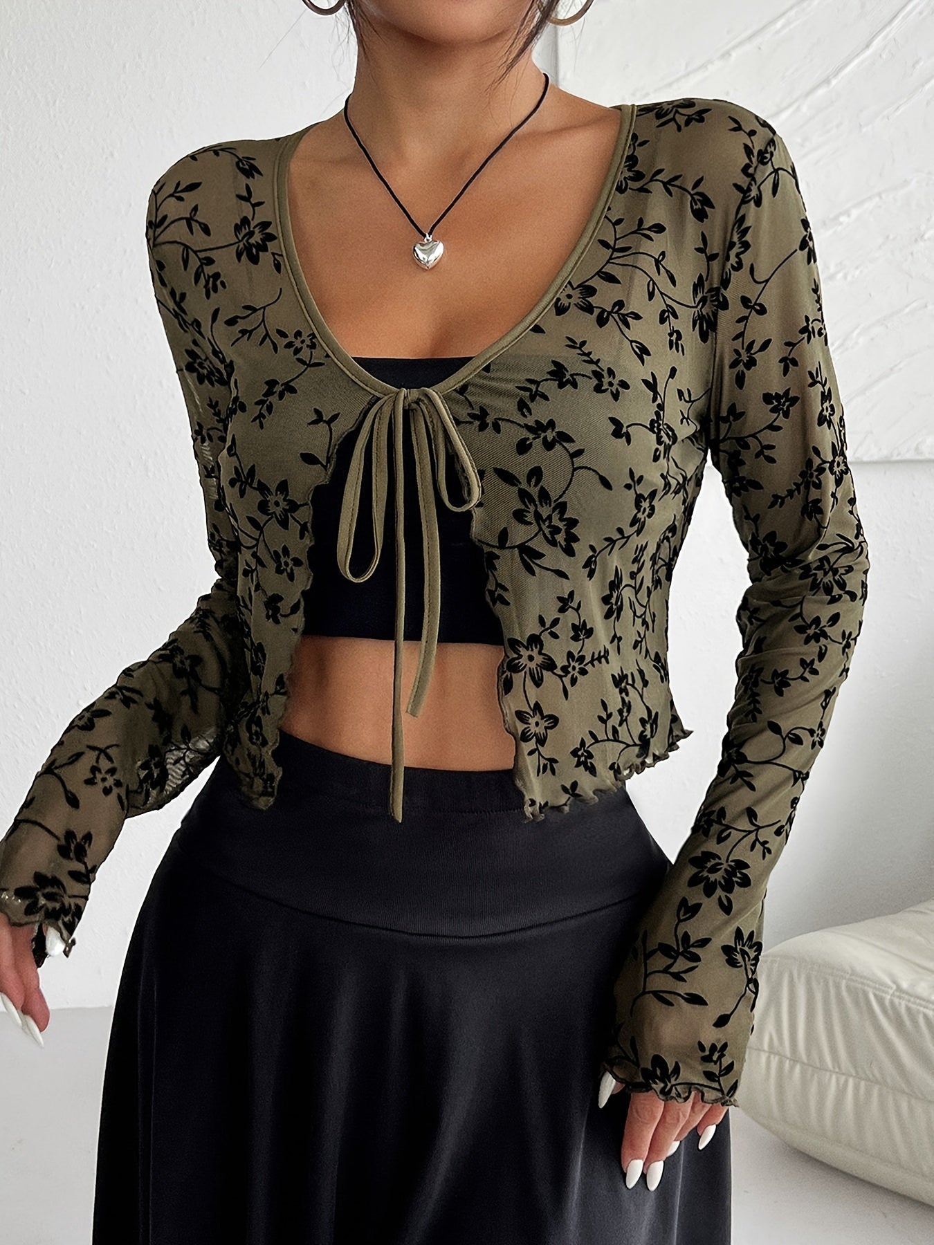 Kira Women's Cardigan - styled view