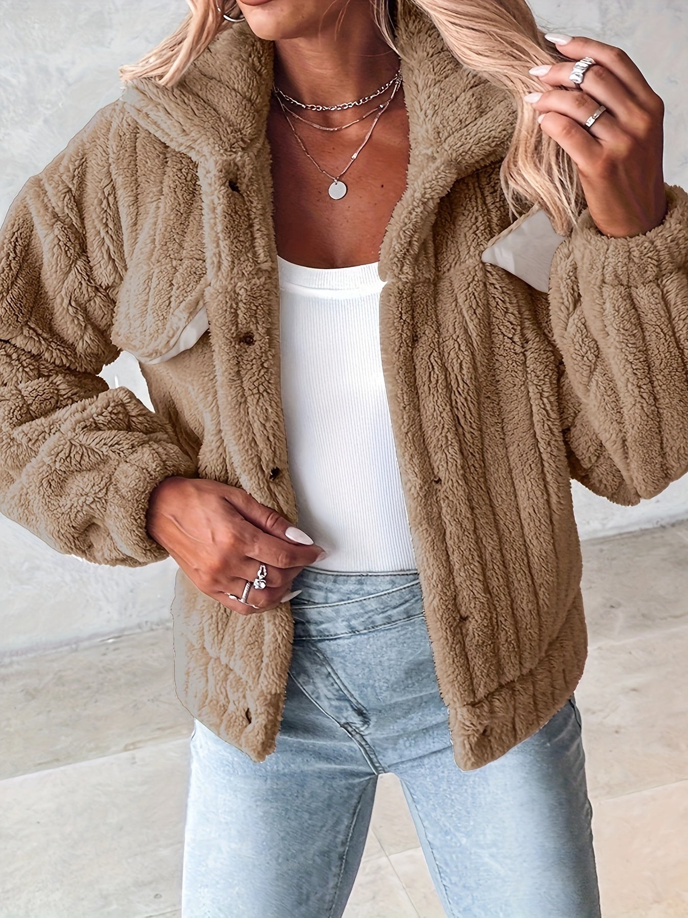 Sienna Women's Fleece Sherpa - shown in use