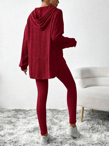Sienna Women's Ribbed Knit Knit Lounge - front view