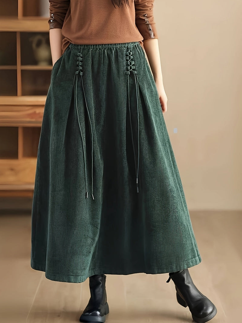 Nora Women's Skirt | Corduroy, Maxi