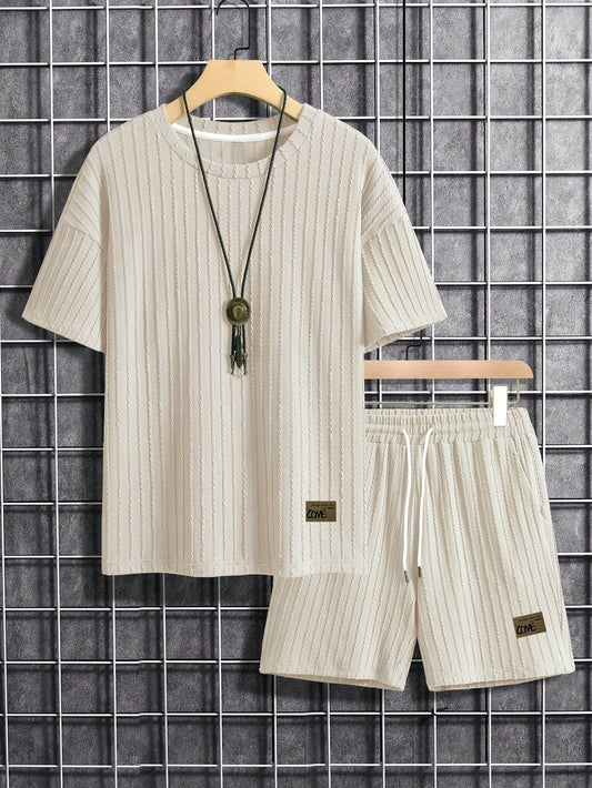 Edith Women's Cable Knit Two-piece Set - styled view