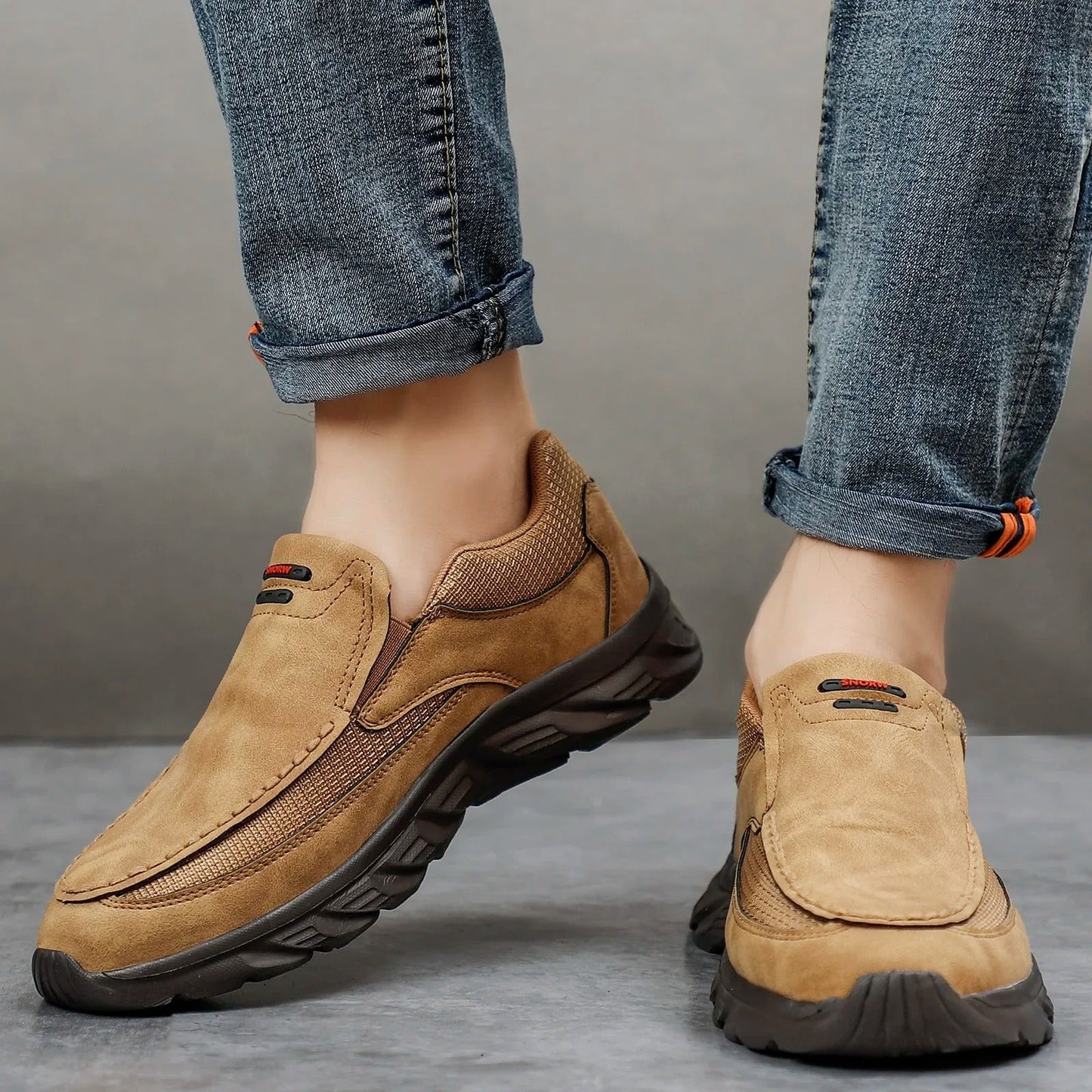 Yves Men's Loafers - close-up detail