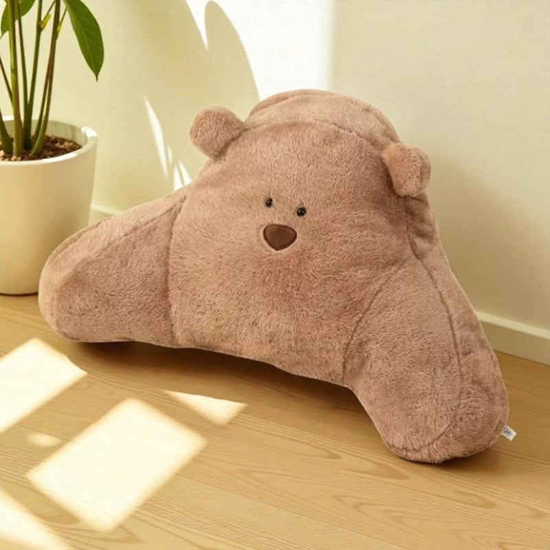 Teddy Shape Waist Backrest Cushion | Soft Cover, Living Room