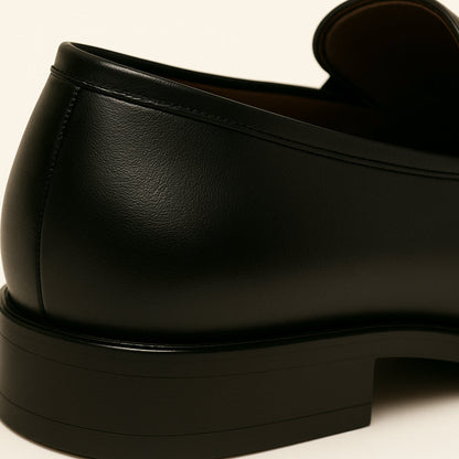 Ezra Men's Loafers - fabric and finish detail