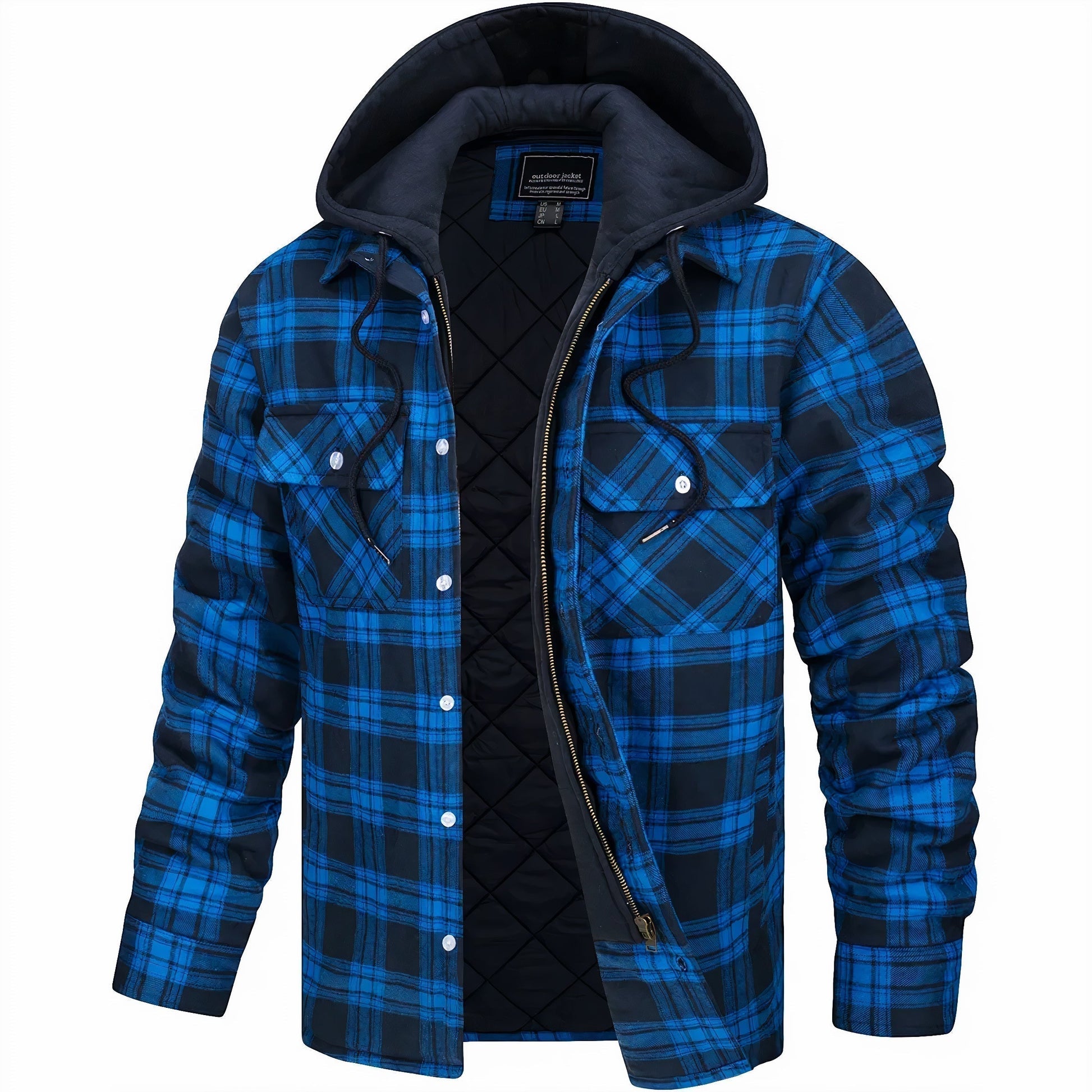 Orson Men's Plaid Jacket - styled view