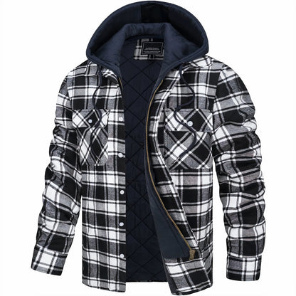 Orson Men's Plaid Jacket - back view