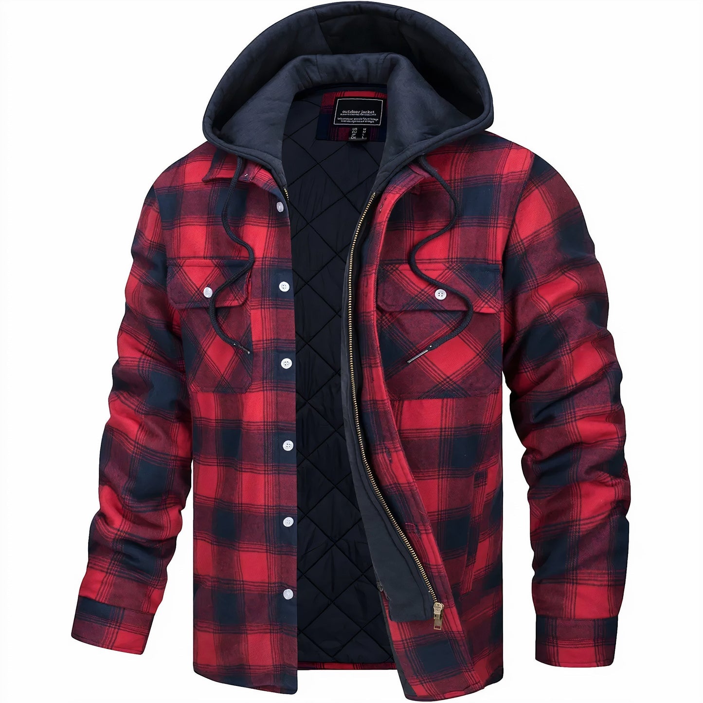 Orson Men's Plaid Jacket - full-length view