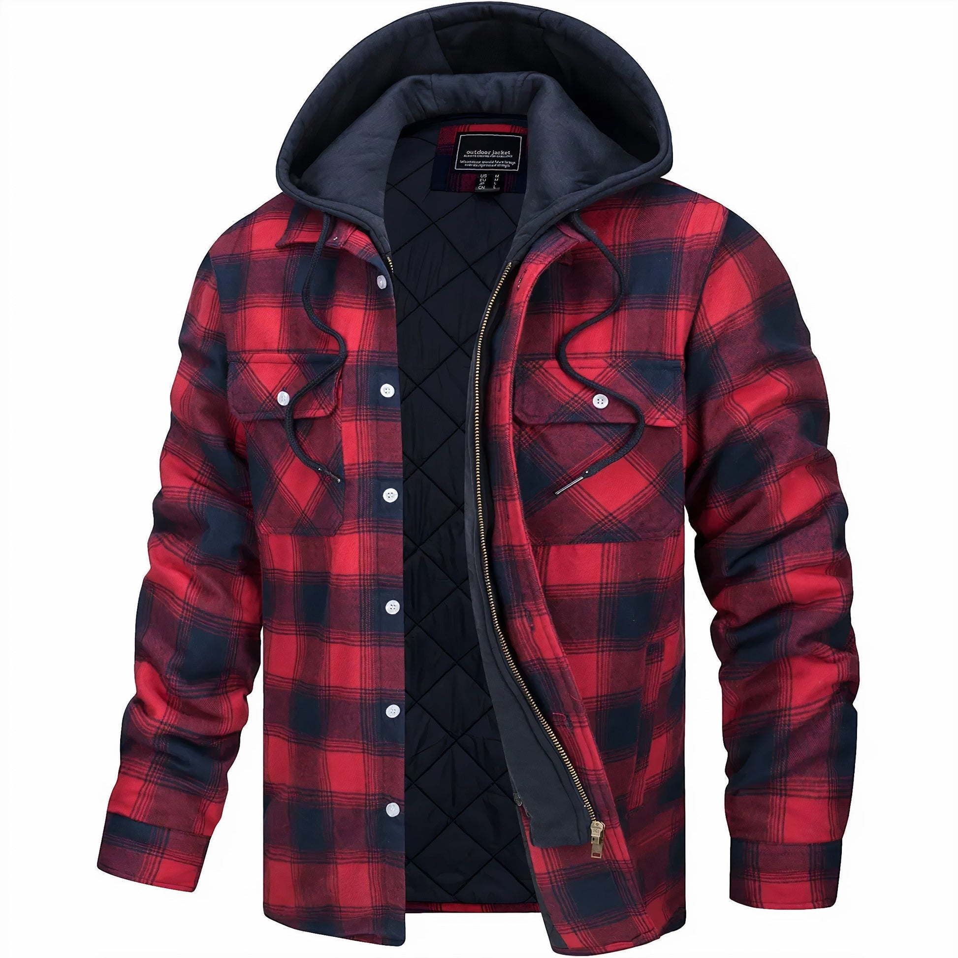 Orson Men's Plaid Jacket - full-length view
