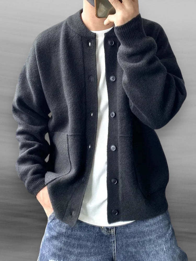 Reuben Men's Cardigan - front view