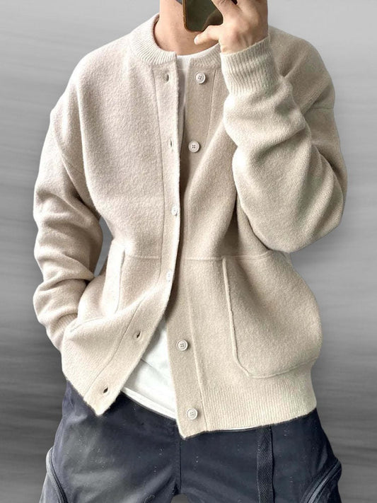 Reuben Men's Cardigan - styled view