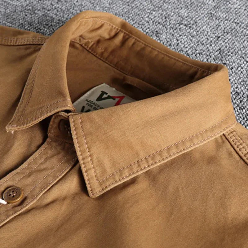 Ulric Men's Shirt - fabric and finish detail
