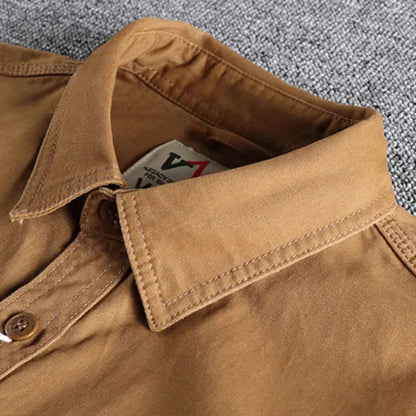 Ulric Men's Shirt - fabric and finish detail