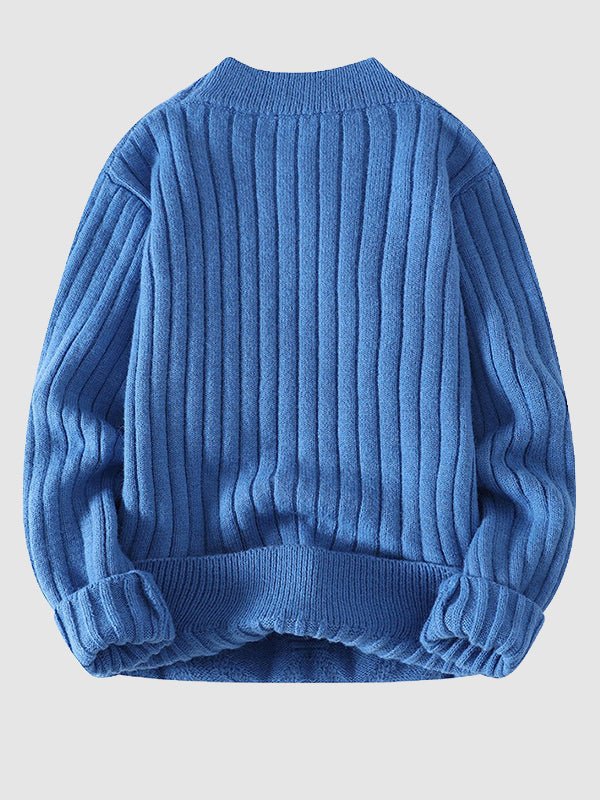 Kester Men's Cable Knit Sweater - styled view