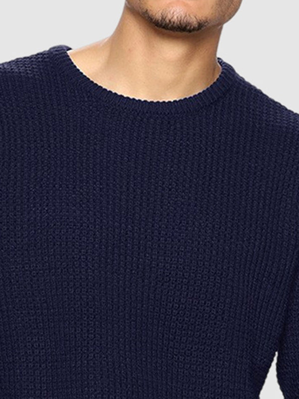 Gideon Men's Oversized Sweater - close-up detail