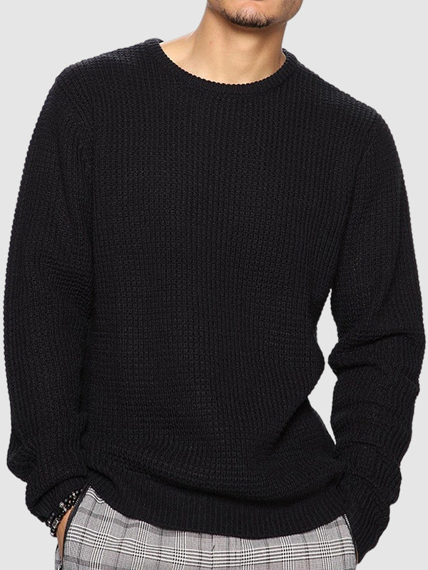 Gideon Men's Oversized Sweater - styled view
