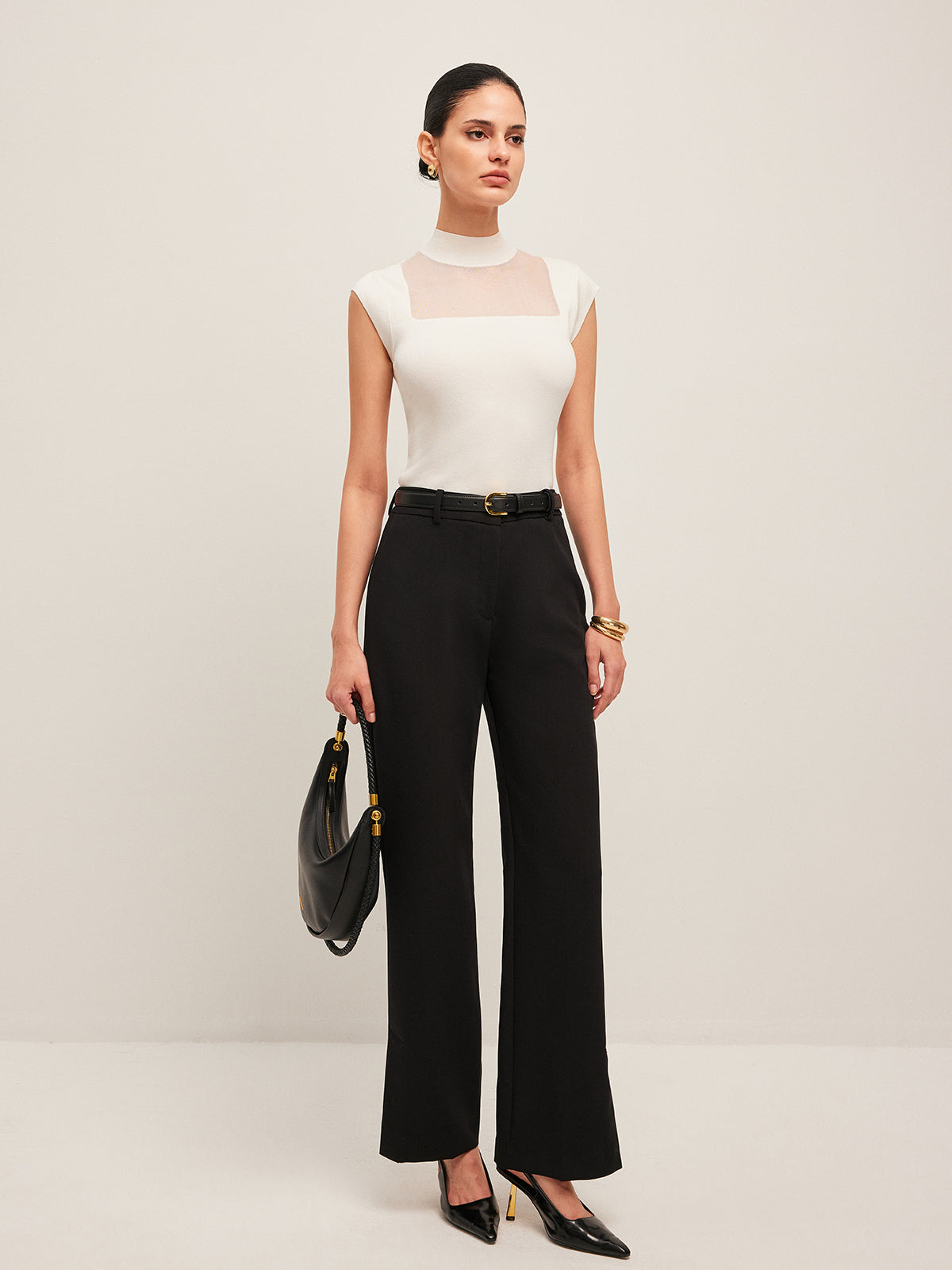 Greta Women's Top - fabric and finish detail