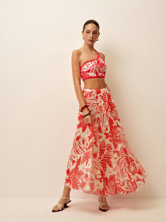 Wilda Women's Printed Cover-up - styled view