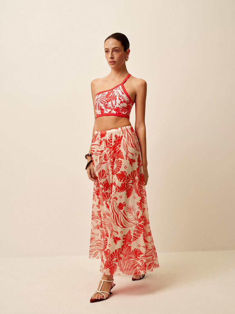 Wilda Women's Printed Cover-up - back view
