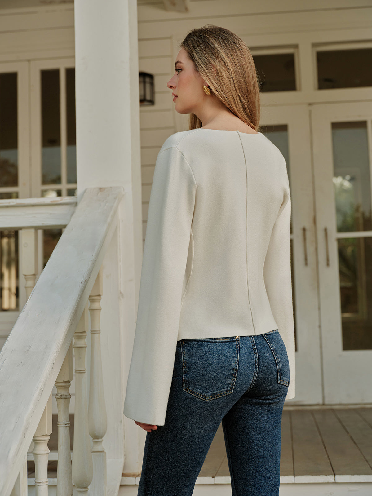 Noor Women's Cardigan - full-length view