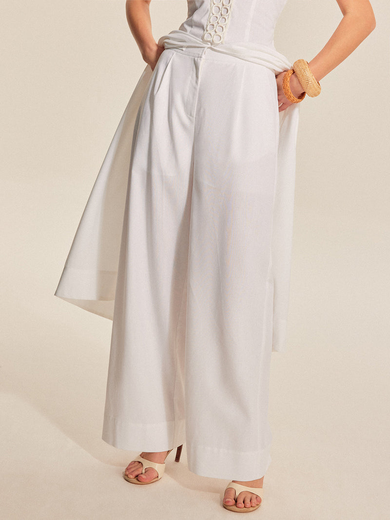 Tamsin Women's Trousers - fabric and finish detail
