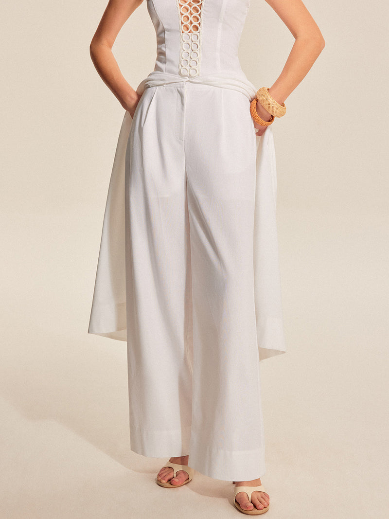 Tamsin Women's Trousers | White