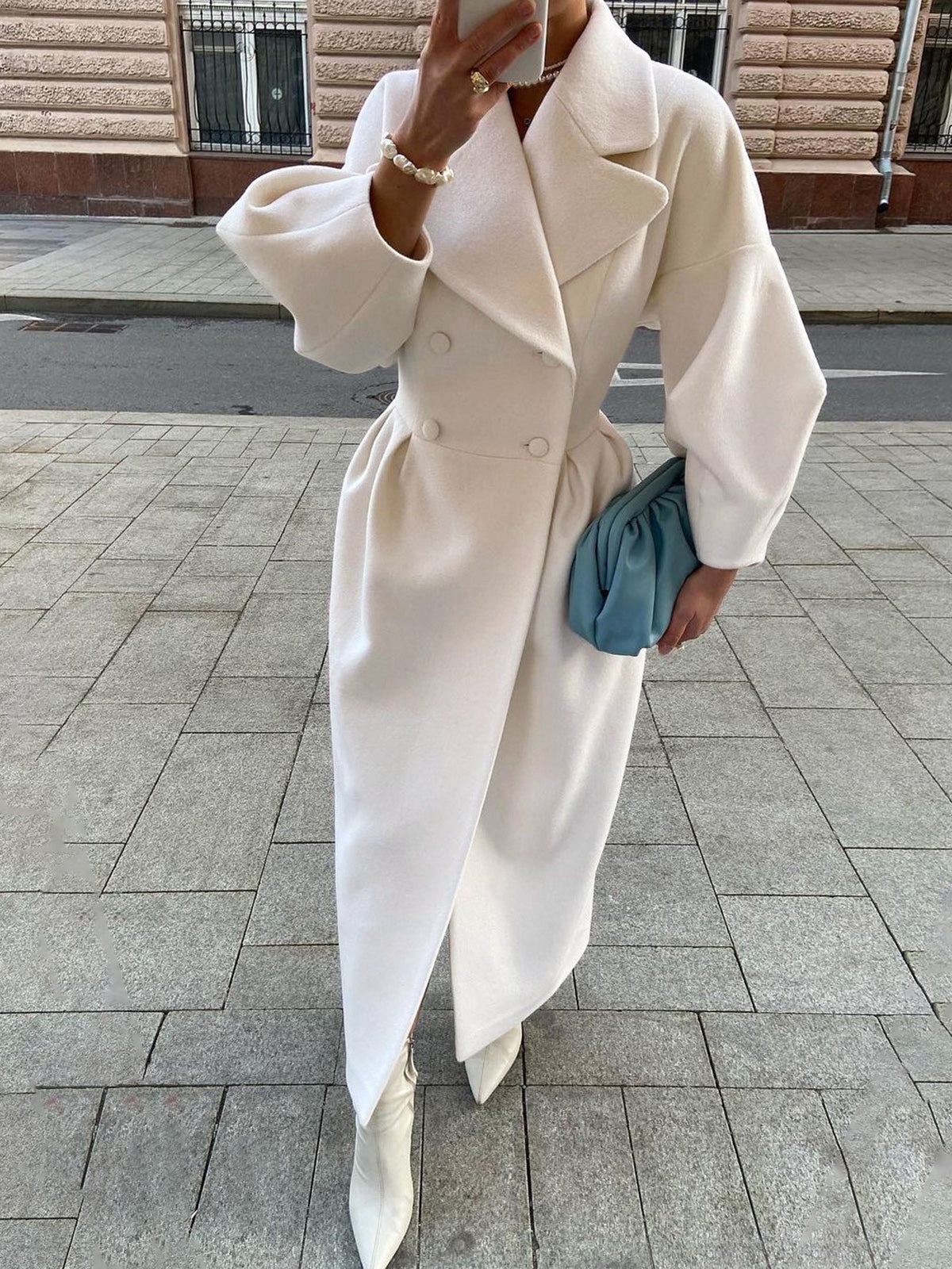 Jolie Women's Trench Coat - front view