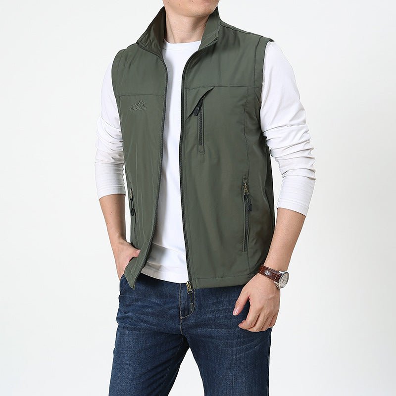 Fabian Men's Vest - fabric and finish detail