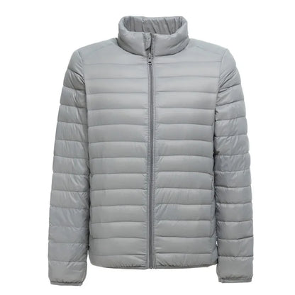 Silas Men's Puffer Jacket - styled view