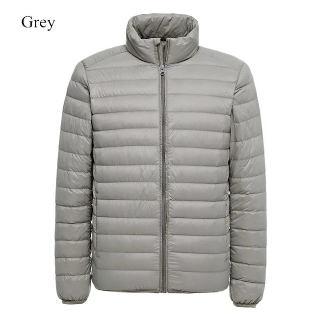 Silas Men's Puffer Jacket - shown in use