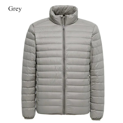 Silas Men's Puffer Jacket - shown in use