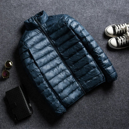Silas Men's Puffer Jacket - front view