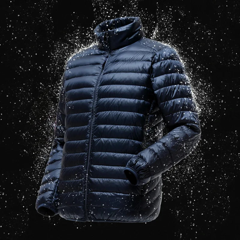Silas Men's Puffer Jacket - front view