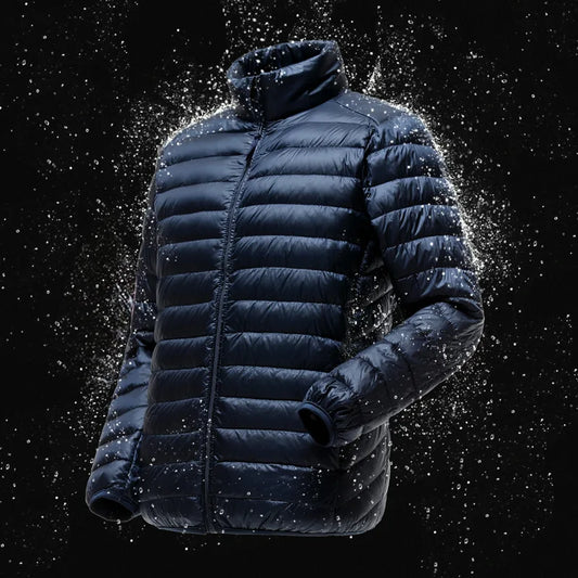 Silas Men's Puffer Jacket - front view