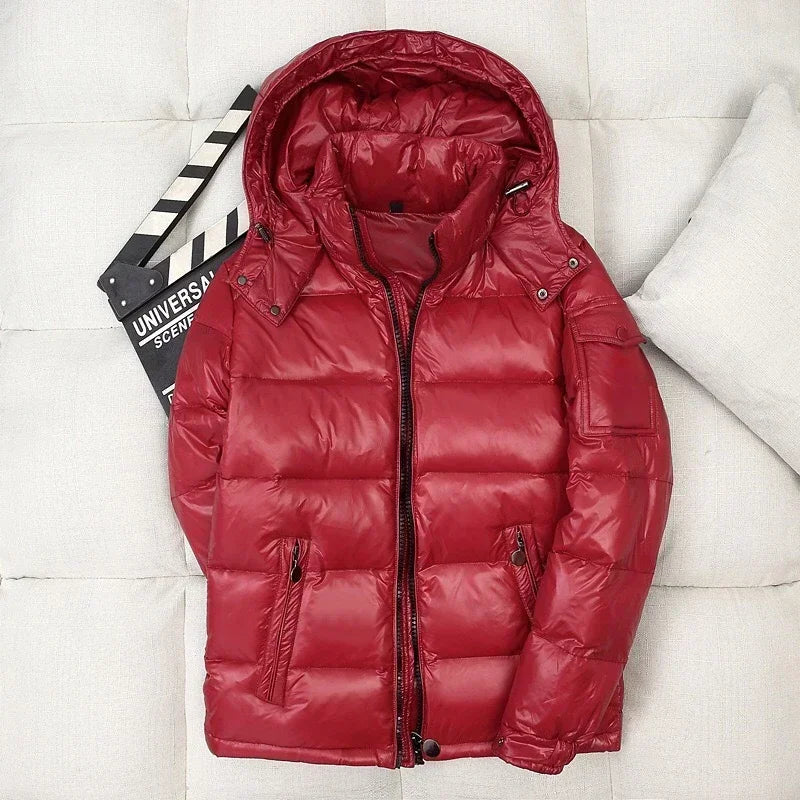 Marlow Men's Puffer Jacket - styled view
