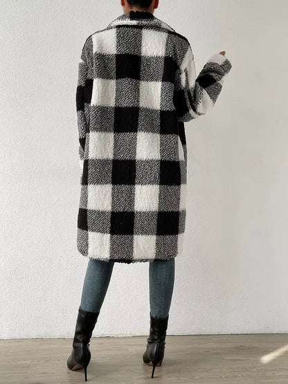 Ottilie Women's Plaid Jacket - shown in use