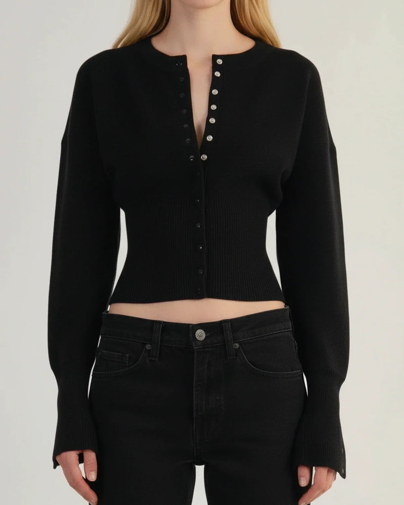 Rosa Women's Cardigan - close-up detail