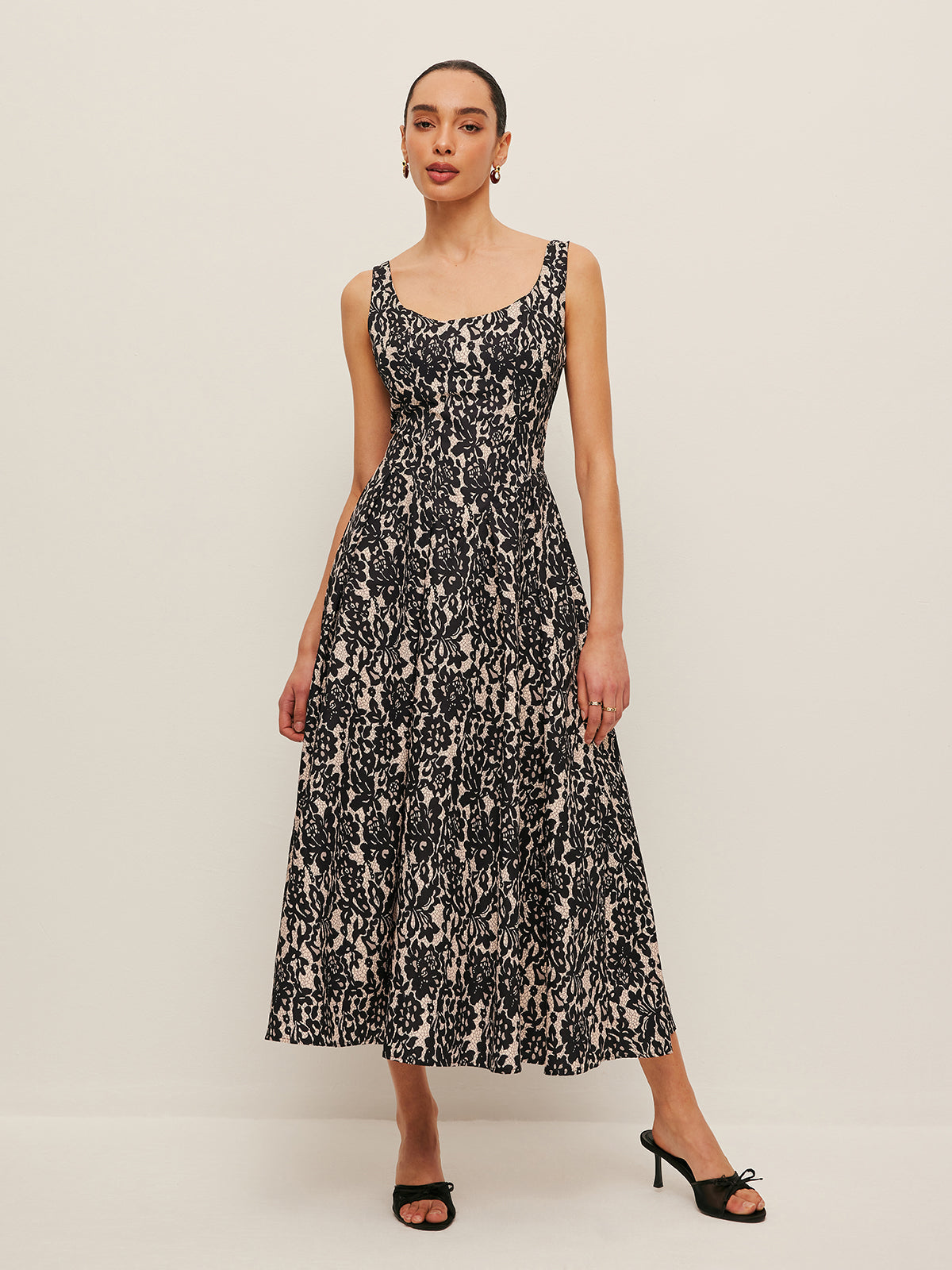 Ivy Women's Floral Dress - full-length view