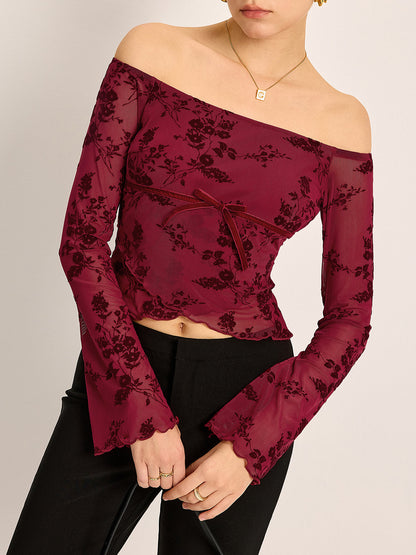 Winona Women's Floral T-shirt - front view