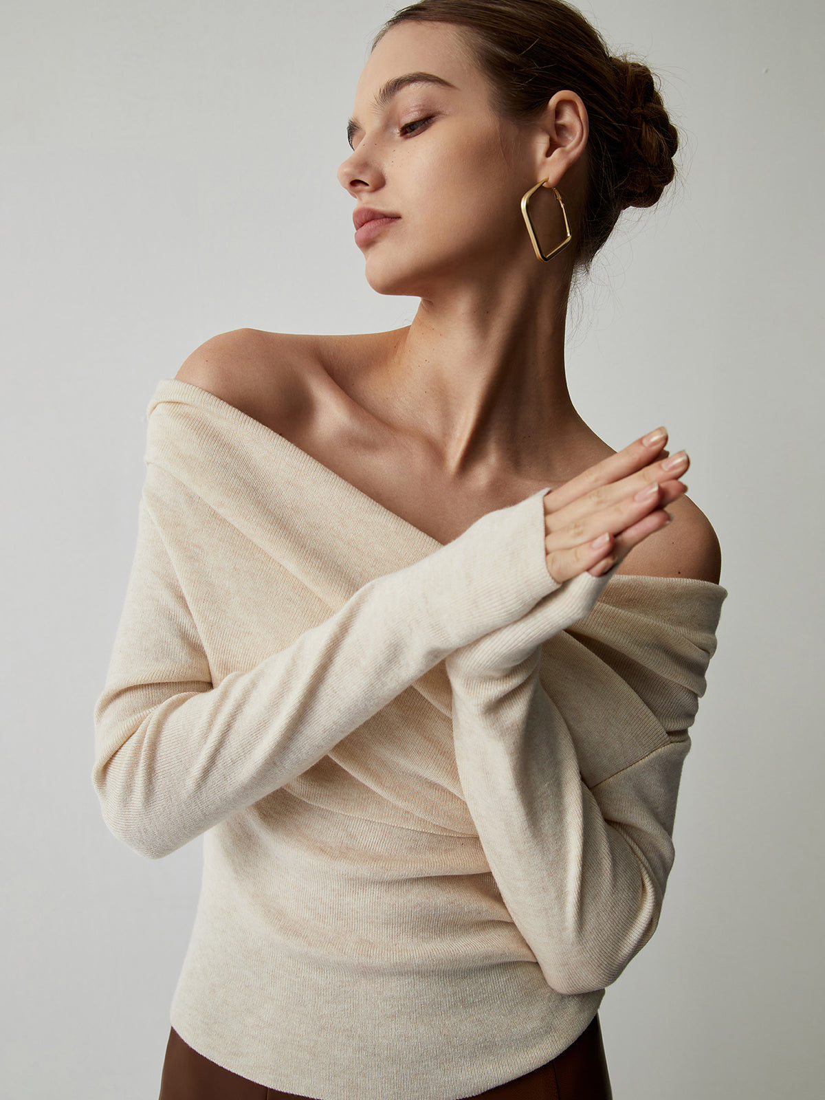 Hattie Women's Top - fabric and finish detail