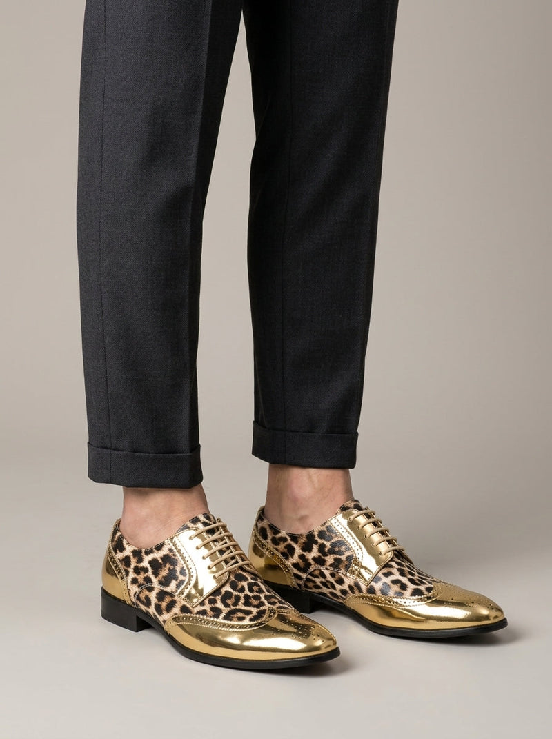 Cormac Men's Leopard Loafers | Slip, Pointed Toe, Slip-on