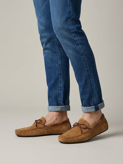 Hollis Men's Suede Loafers - front view