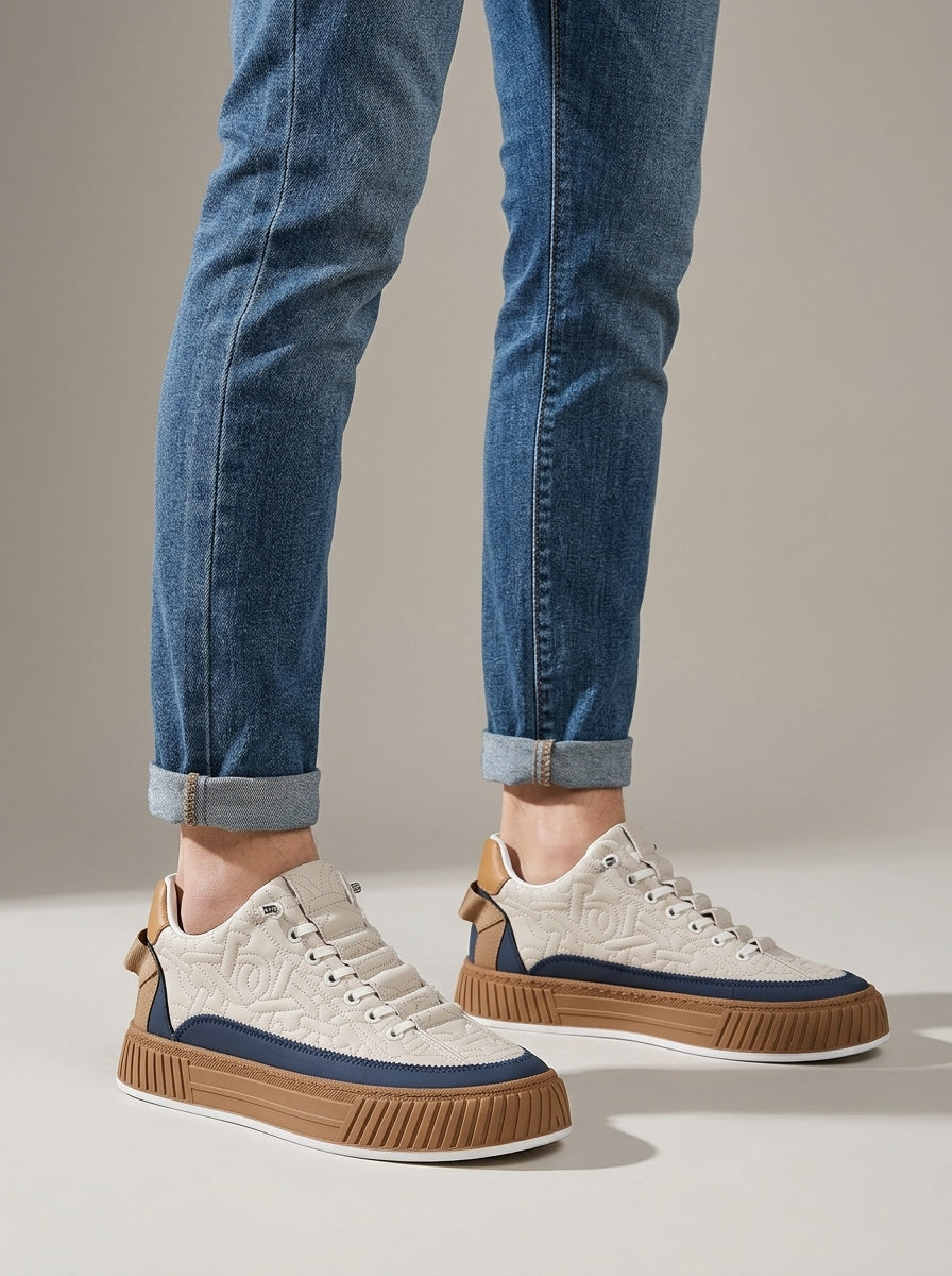 Tristan Men's Platform Sneakers - front view