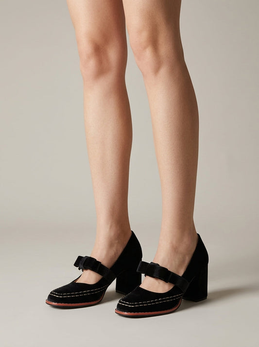 Paloma Women's Adjustable Heels - front view
