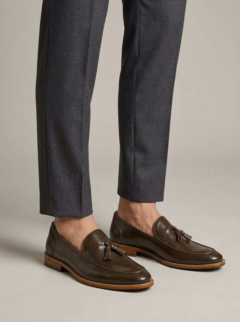 Flynn Men's Loafers | Slip, Leather, Pointed Toe